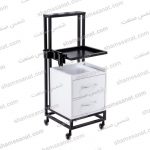 ترولی فشیال آرایشگاهی فلزی چوبی 2041