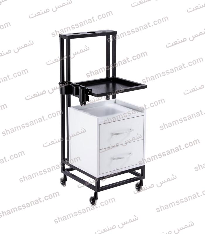 2041-2 ترولی فشیال آرایشگاهی فلزی چوبی 2041
